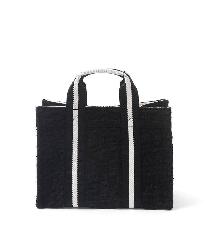 Oror Book Tote Bag 007 Tweed Black