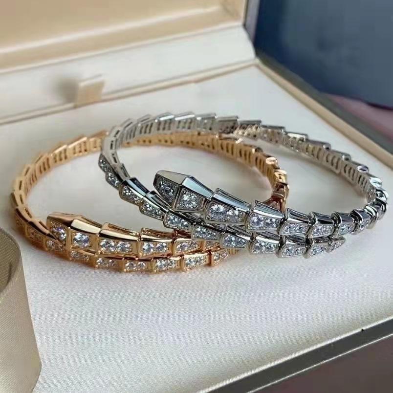 Lente Slang Bot Armband Dames Dik Goud Modieus Smalle Versie Slangvormige Openingsarmband