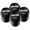 4pcs Metal Car Wheel Tire Valve Caps Stem Case Covers Accessories For Jeep Cherokee Wrangler Compass Patriot Renegade
