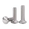 Galvanized Carbon Steel Carriage Bolt with Large Round Head for Bridge, Frame, and Shelf Connection