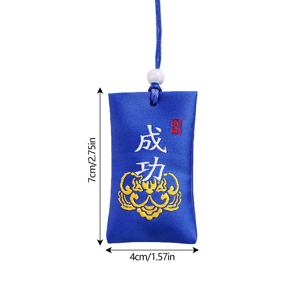 Lucky Spiritual Salt Pouch Spiritual Salt With Sachet Buddhist Spiritual Salt Pouch Necklace Amulet Blessing Sachets Pendant