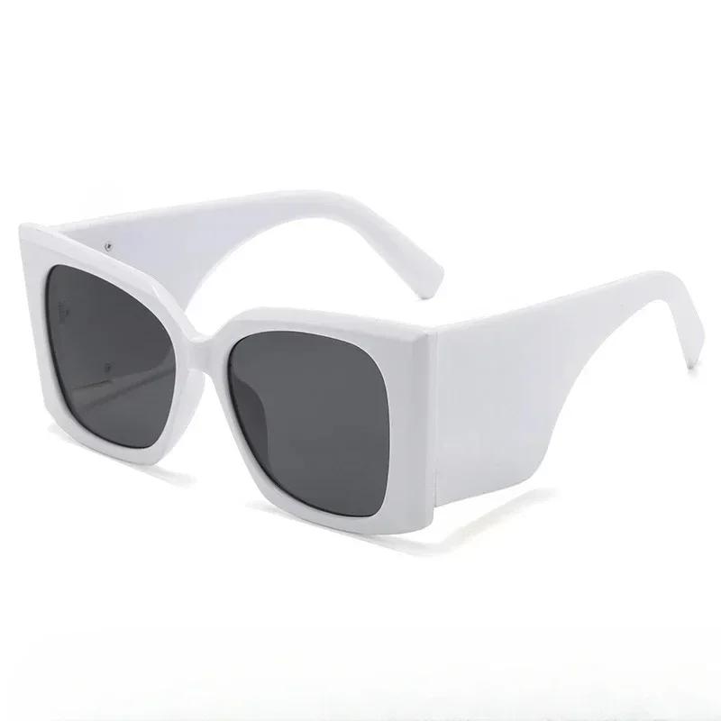 New Fashion Retro Large Frame Butterfly Cat Eye Sunglasses Ins Style Versatile Sunglasses Women's High Sense Lentes  Mujer