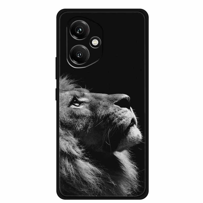 For Honor 400 5G Case Honor400 Phone Cover Wolf Lion Black Silicone Soft Coque For Honor 400 Pro 5G Back Cover Case Funda Shell