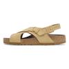 Tulum Soft Footbed Beach Sandals Women's Latte Brown Regular 1019582
