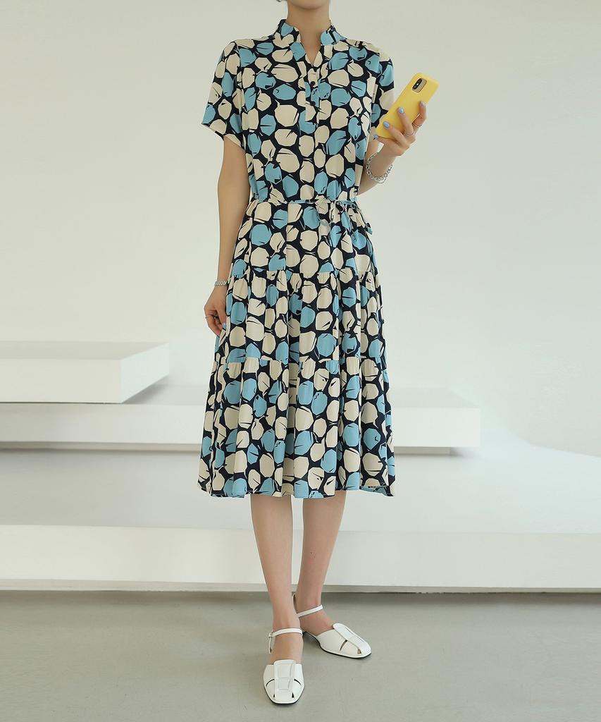 Ppaeppae Diane Petal Long Dress
