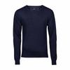 Tee Jays Mens Knitted V Neck Sweater