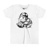 Football Chinchilla T-Shirt: Engraving-Style Youth Tee
