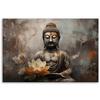 Wallpaper Meditating Buddha Abstract