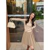 A New Knitted Cardigan for Women's Early Spring and Autumn, A Soft and Laid-back Style Top with A Round Neck and A High-end Look