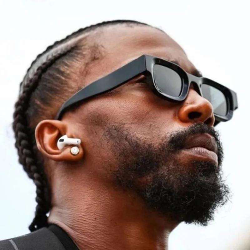 Fashion Hip Hop Punk Sunglasses Retro Small Frame Concave UV400 Protective Eyewear for Men Women Outdoor Travel
