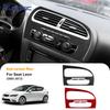 Carbon Fiber Dashboard Panel Sticker for Seat Leon 2005-2012 LHD RHD Air Conditioning Vent Trim