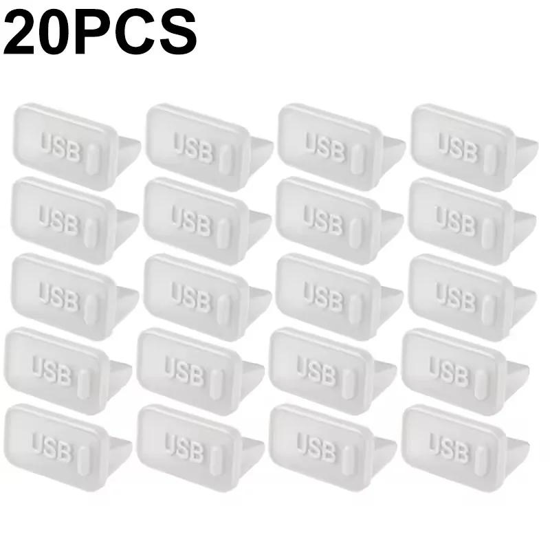 Xiaomi 10-60PCS Silicone Dust Plug for USB-A Charger Port Cap Female Jack Universal Dustproof Ports Protectors for PC Notebook Laptop