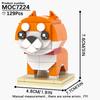 MOOXI Tier-Serie MOC Baustein Panda Tiger Katze BrickHeaded Ser Modell Erwachsene Baustein Kinder Lernspielzeug Für Kinder Geschenk
