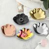 Fashionable Stainless Steel Jewelry Sorting Tray Accessories Organizer Shell Shaped Accessory Holder for Home Use