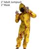 Trendy Zombie Crisis Biohazard Costume For Adults And Children With Masks Included