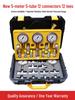 Hydraulischer Druckmessgerät-Adapter-Set für Bagger