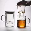 Transparent Glass Guanshan Cup Tea Separation Tea Cup Thickened Household High Temperature Resistant Tea Cup Tea Set