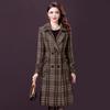 Women's Autumn and Winter Tartan Coat