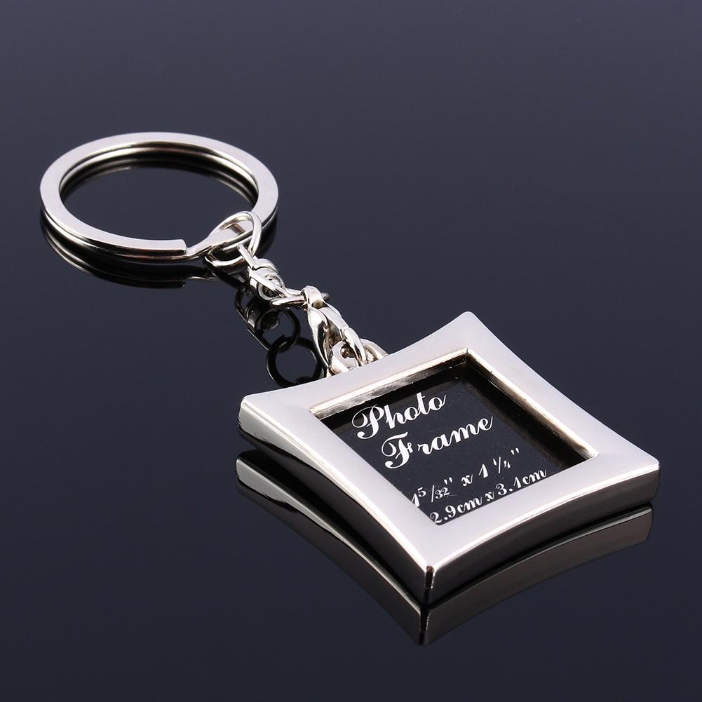 Schöne Mini Kreative Metall Legierung Einsatz Foto Bild Rahmen Schlüsselanhänger Schlüsselanhänger Geschenk