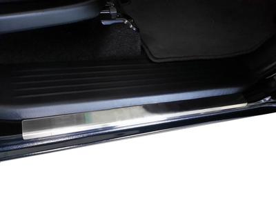 Drempelbeschermers Carmos (4 stuks, roestvrij staal) voor Toyota Hilux 2006-2015