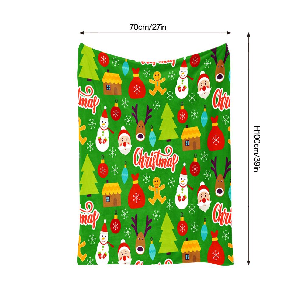 TU Cozy Soft Throw Blanket Flannel Fleece Warm Bedspread Living Room Decor Gift Christmas Pattern Plush Throw