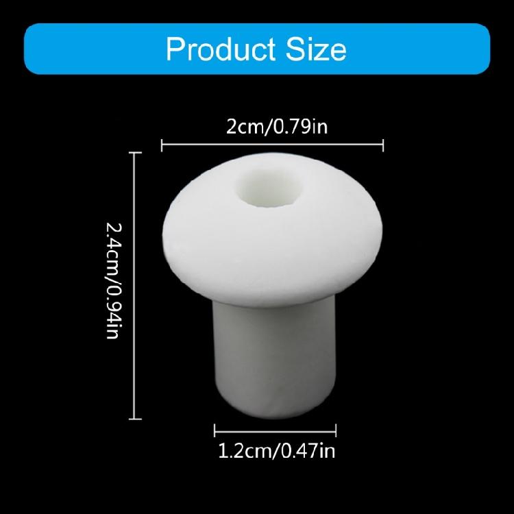 30pcs Porcelain Ceramic Wick Holders Convenient Oil Lamp Wick Stands Replacements Essential  Alcohols Lamp Component