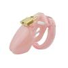 Plastic Urethra Chastity Lock with 5 Snap Ring Penis Bondage Adult Men's Chastity Cage Cock Restriction BDSM Abstainer Sextoys