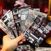 20sheets Day Night Poetry Series Retro Ins Gothic Style Die-cutting Sticker Book DIY Diary Scrapbook Aesthetics Journal Supplies