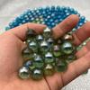 Toys Kids  Childrens 50Pcs 14mm Glass Marbles Balls Charms Clear Pinball Machine Home Decor for Fish Tank Vase Aquarium for Children