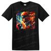 Uzumaki Anime T Shirt Fiery Ninja Portrait Fantasy Art Graphic Bold Tee