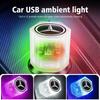 BENZ Car USB LED Ambient Light Lamp Gradient Colorful Night Light For Mercedes Benz AMG A C E S G Class W201 W210 W108 W204 W205 W203 DV1