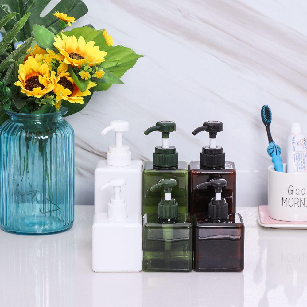 New Plastic Hand Sanitizer Shampoo Clear Container Liquid Soap Dispenser Pump