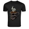 Skull Coffee Mug Hot Coffee Graphic T-Shirt