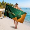 Werder Bremen FC Custom Beach Towel, Personalized Name Text Print, Football Logo Soft Quick‑Dry Towel Holiday Gift