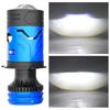 H4 Lens LED Bulbs Headlight 4575 LED Beads for Cars High Beam Low Beam Projector Turbo Fan 6000K 130W White Color Lighting 12V