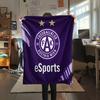 FK Austria Wien Print FlAannel Blanket, High Quality Comfortable for All Seasons, Home Decor, Warmth and Comfort
