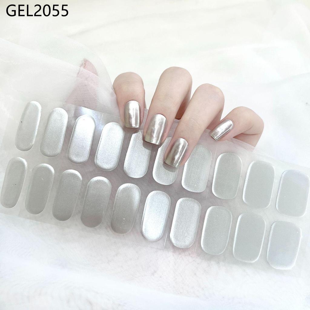 Nail Gel Stickers - No Lamp Needed, Full Coverage