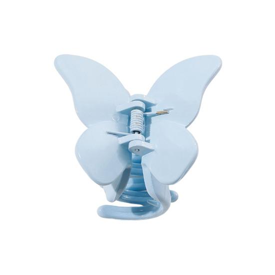 2Pcs Butterfly Hairpins Hair Accessories 2.64" Claw Clips for Women,Glossy Hair Clips for Thick or Thin Hair, Cute Girls' Hair Clips
