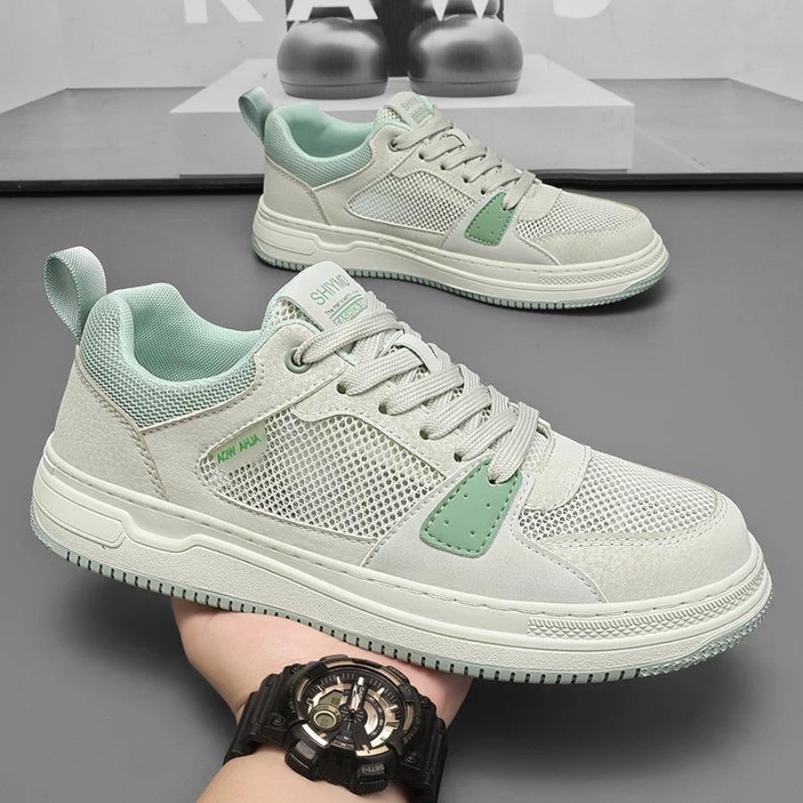 Skate Shoes Men Lightweight Mesh Board Sneakers Non Slip Breathable Shoes for Men Casual Sports Walking Comfortable Shoes