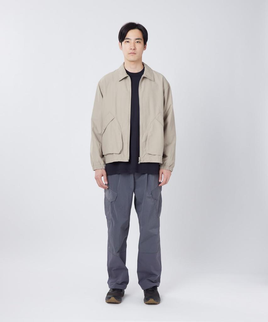 Light Dobby Cloth Harrington Jacket Outerwear Jacket GREIGE M [Snow Peak] JK-26SU010 Men's Women's