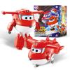 Super Wings 5 ​​ίντσες Μεταμορφωτικός Ταξιδιώτης Μεταμορφώνεται από Αεροπλάνο σε Ρομπότ σε 10 Βήματα Φιγούρες Δράσης με Παραμόρφωση - Παιδικά Παιχνίδια - Δώρο