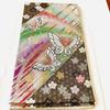 Used Beautiful Condition, Furisode Obi (kimono Sash), Tailored, Nishijin-ori (Kyoto Weaving), Pure Silk, Gold Thread, Butterfly, Small Floral