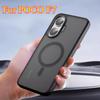Husă PC Acrilică Mată Magnetică Magsafe Pentru Xiaomi POCO F7 5G Rezistentă la Șocuri Transparentă Husă Telefon Bumper Pentru Xiaomi Redmi Turbo 4 Pro
