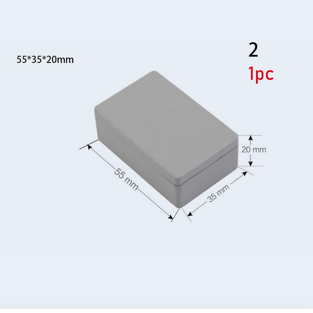 Plastic Instrument Case High Quality Enclosure Boxes ABS Plastic Electronic Project Box DIY White Grey Waterproof Cover Project