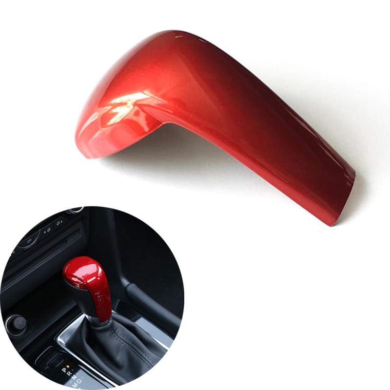 Sport Style Carbon Fiber Print Gear Shift Knob Cover Anti-Slip Soft for Mazda 2 3 6 CX-3 CX-5