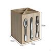 Utensil Holder Storage Box Wooden Cutlery Flatware for Dining Table Restaurant Home