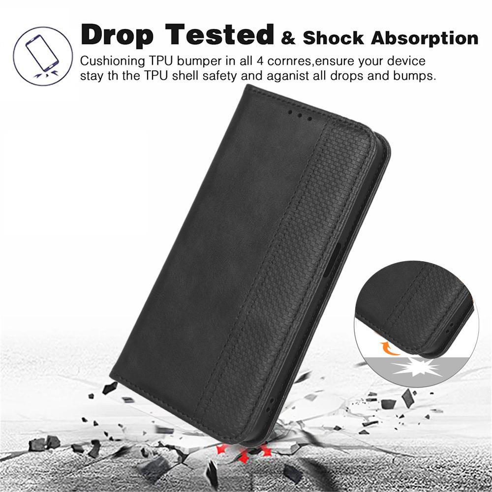 För Huawei Honor Magic 7 Lite Magic7 Pro Vanligt PU-läder +TPU-skyddande telefonfodral för Honor Magic7 Lite 6 Pro 5 4 Lite Flip Anti-Knock plånboksfodral