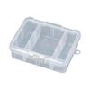 JEJ Astage Otakatsu Boîte de rangement transparente avec panneau de séparation Boîte de collection profonde 155F Boîte de transport Badge Produits en acrylique Porte-clés Rangement Otakatsu Ackey
