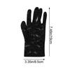 Gants Courts Gothiques de Fête Protection Solaire Gants de Mariée en Dentelle Gants de Protection UV Mitaines ajourées