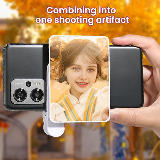 Phone Mirror Reflection Mirror Effect Lens Clip Set Shots Selfie Artifact Reflection Photography
